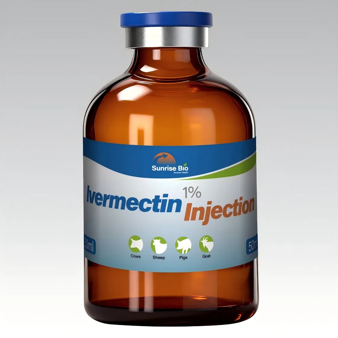 Ivermectin Injection 1% Broad Spectrum Antiparasitic for Cattle Sheep Pigs and Goats