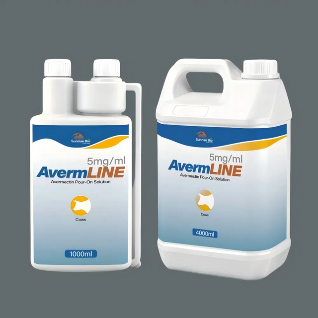 Avermectin Pour-on Solution: Effective Treatment for Cows - 1000ml/4000ml