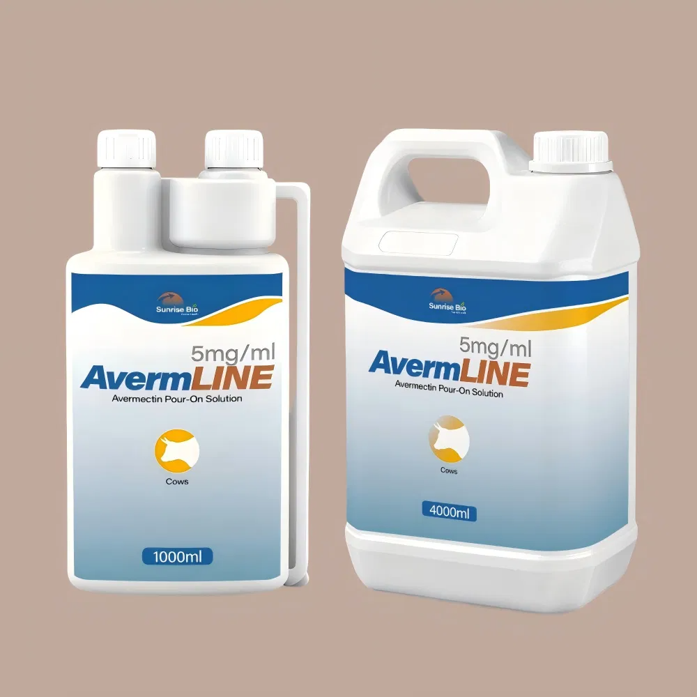 Avermectin Pour-on Solution: Cow Treatment in 1000ml and 4000ml