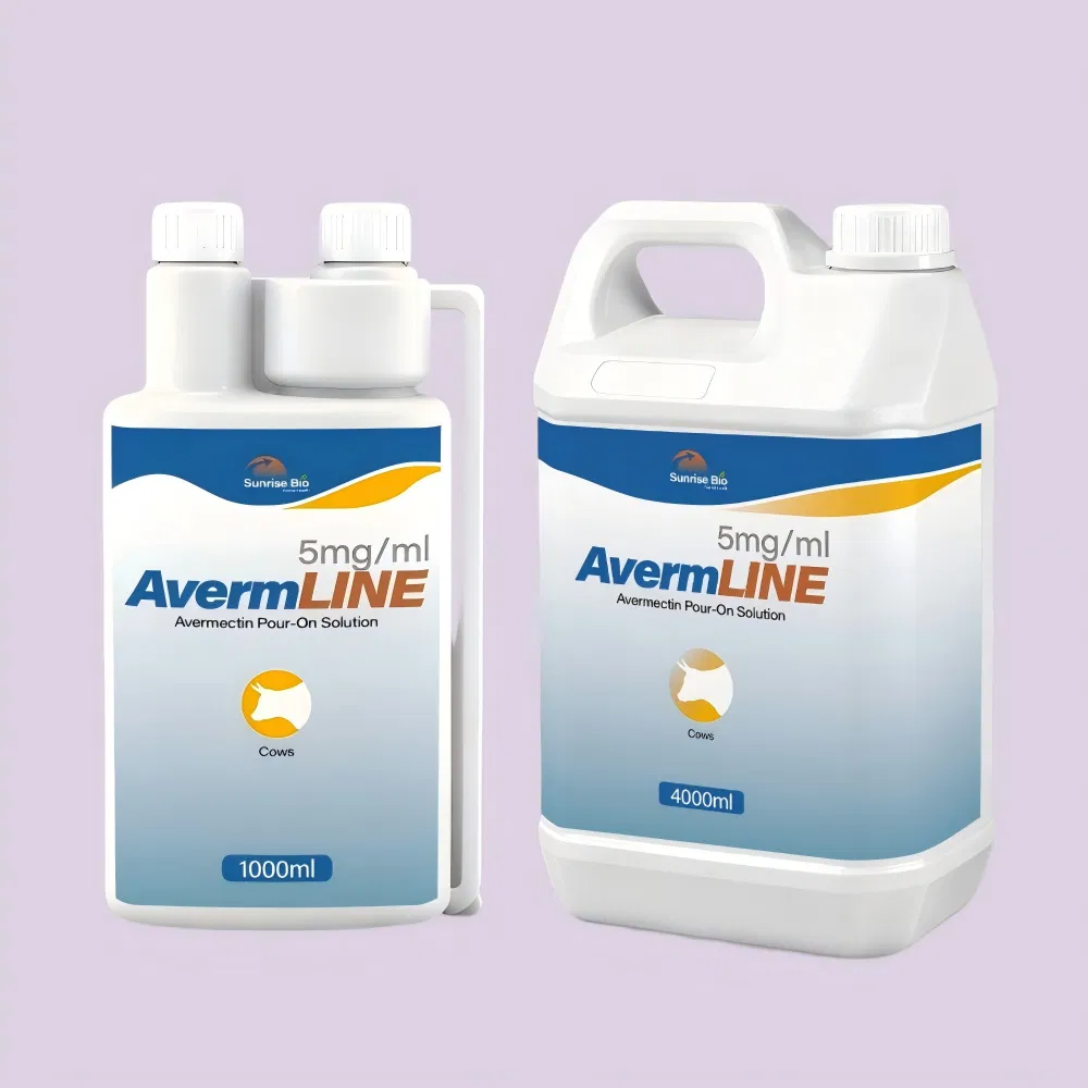 Avermectin Pour-on Solution for Cows - 1000ml/4000ml Packaging Choices