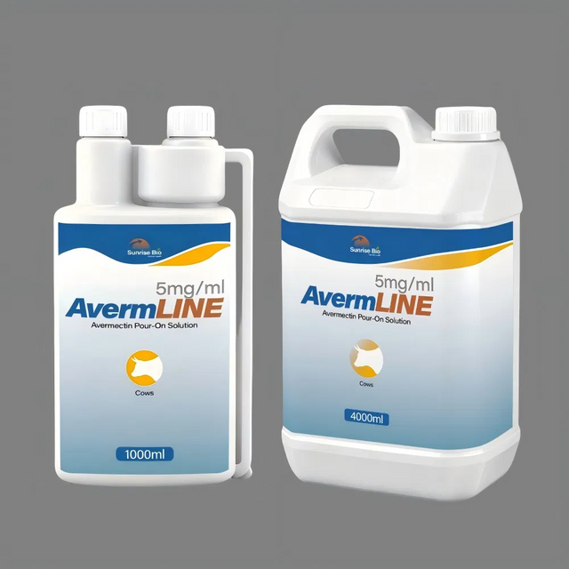 Avermectin Pour-on Solution for Cows - Choose 1000ml or 4000ml Size