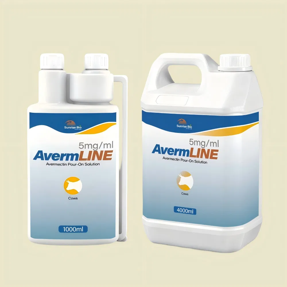 Avermectin Pour-on Solution for Cows - 1000ml/4000ml Packaging Choices