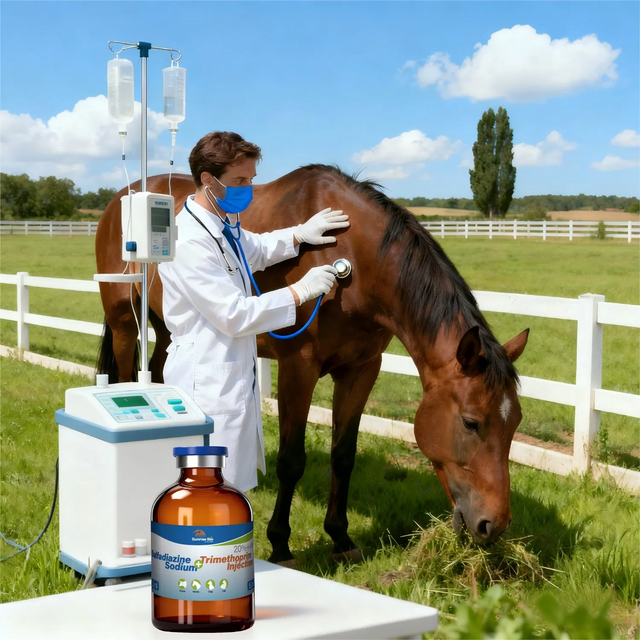 Veterinary Medicine Sulfadiazine Trimethoprim Injection for Animal Infections