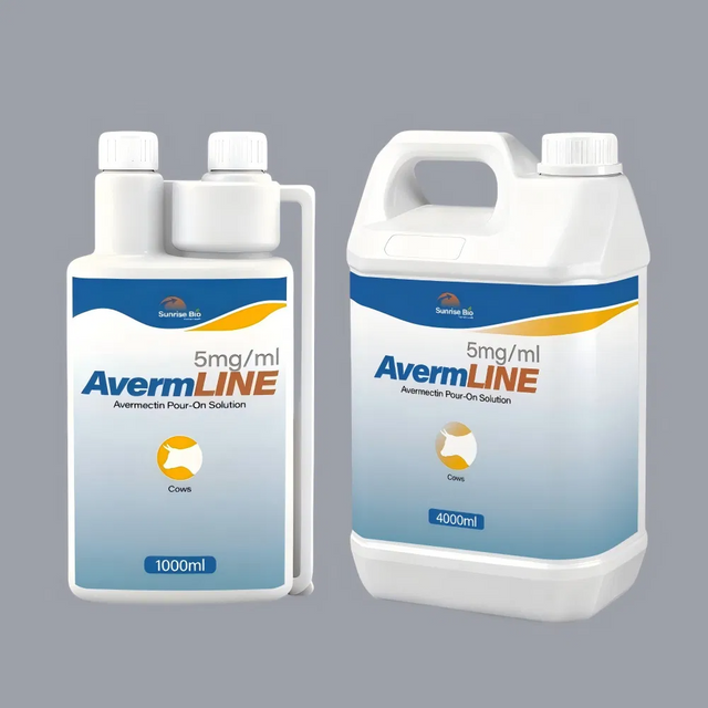 Avermectin Pour-on Solution: Effective Treatment for Cows - 1000ml/4000ml