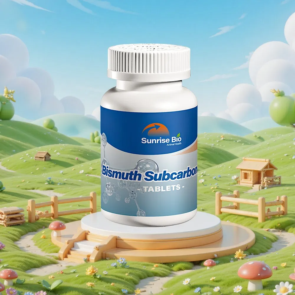 Bismuth Subcarbonate Tablets Gastrointestinal Protective Agent for Livestock Diarrhea