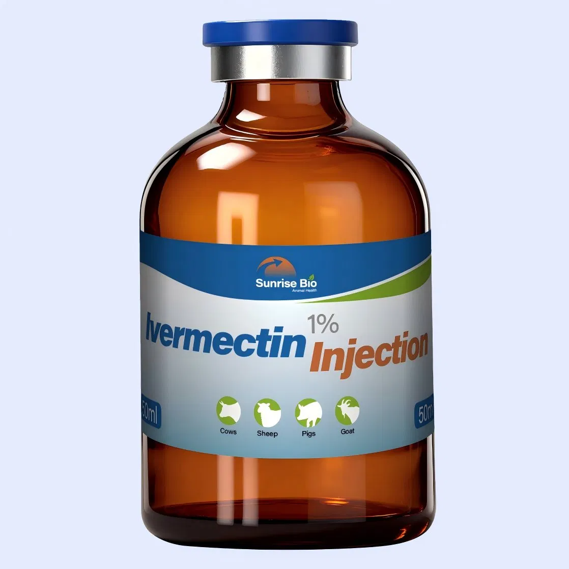 Ivermectin Injection 1% Broad Spectrum Antiparasitic for Cattle Sheep Pigs and Goats