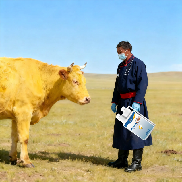 Veterinary Medicine Avermectin Pour-on Solution 5mg/Ml for Cattle Treatment