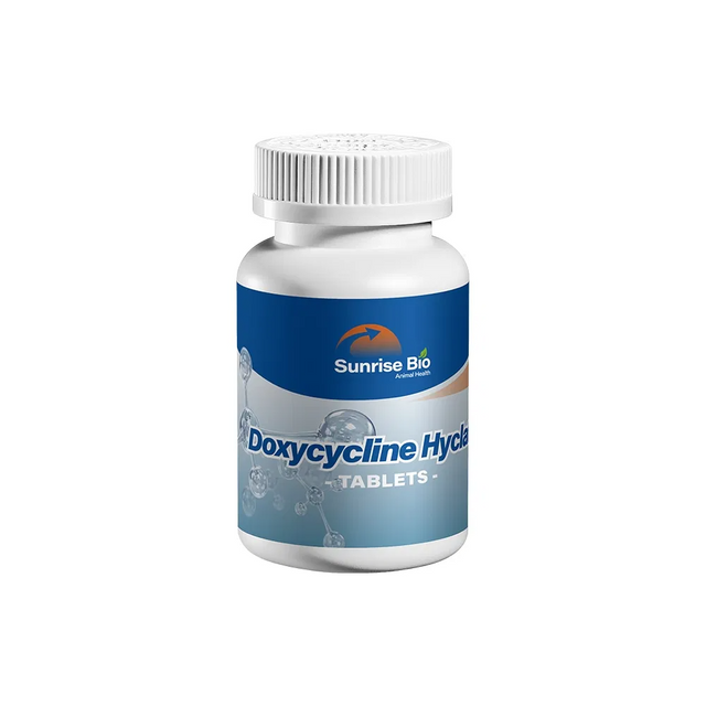 Doxycycline Hyclate Tablets 50mg Broad Spectrum Antibiotic for Livestock Bacterial Infections