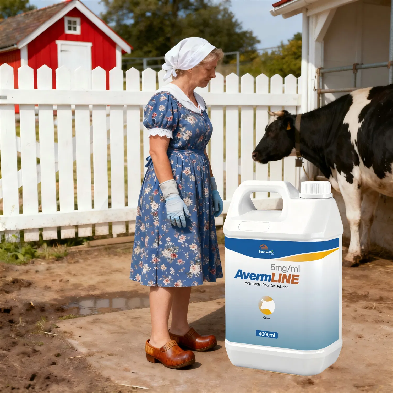 Avermectin Pour-on Solution for Cows - 1000ml/4000ml Packaging Choices