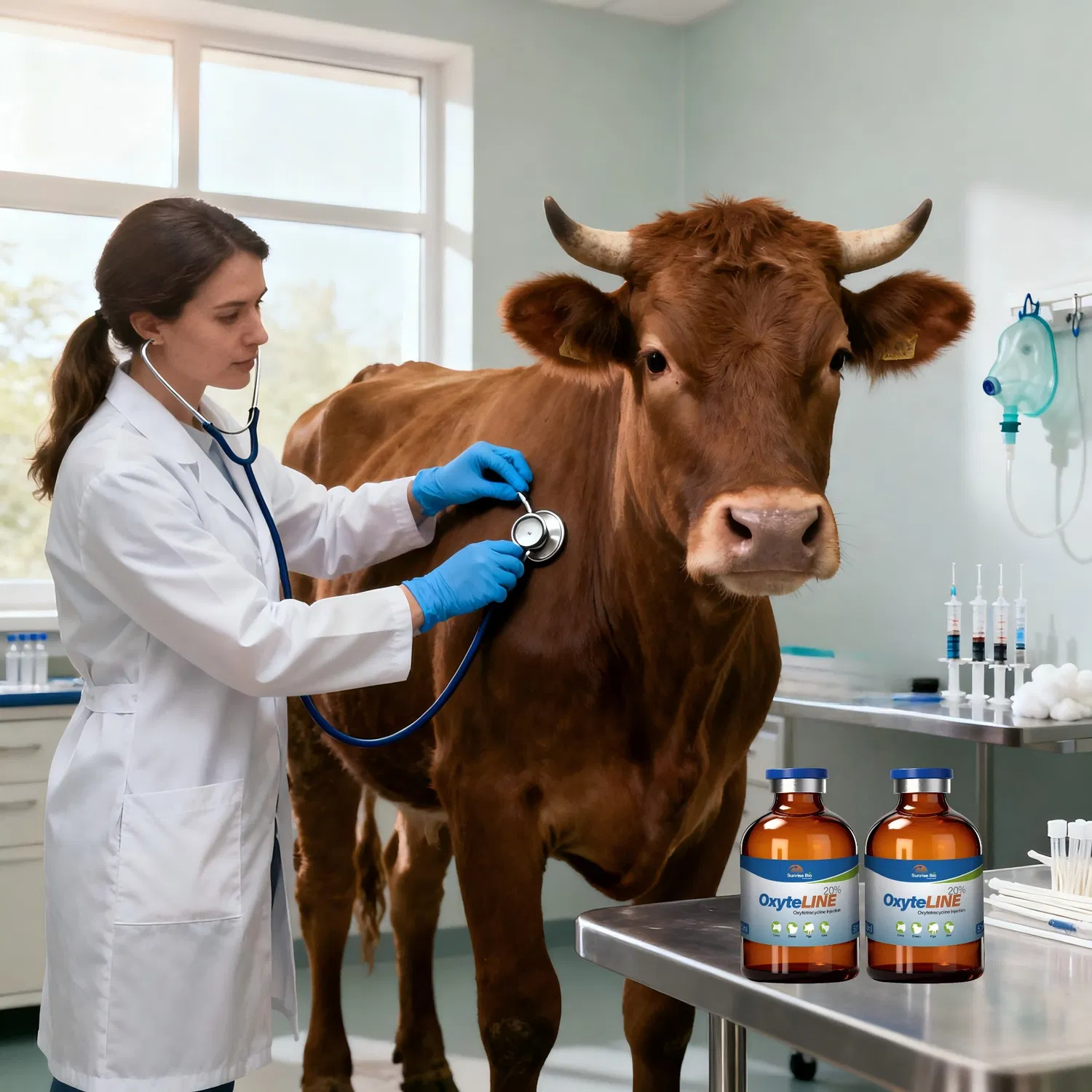 Oxytetracycline Injection 20% Long Acting Veterinary Antibiotic for Cattle and Sheep