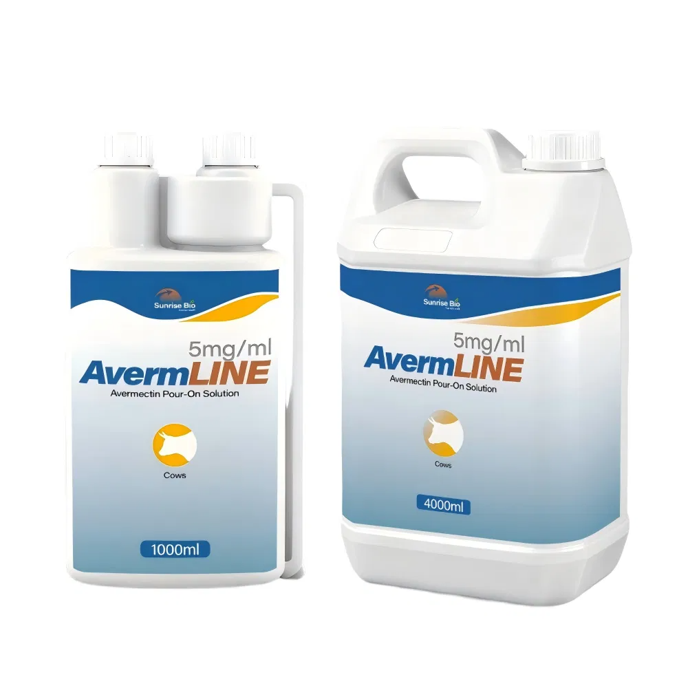 Avermectin Pour-on Solution for Cows - Choose 1000ml or 4000ml Size