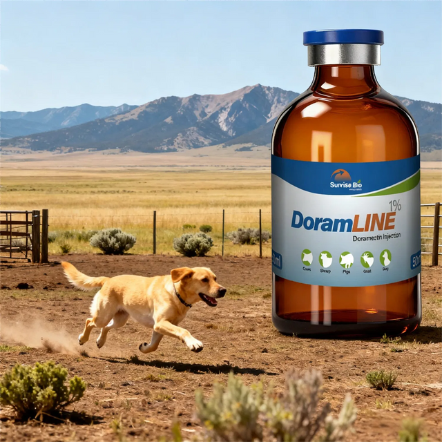 Doramectin 1% Im Injection for Swine Cattle Sheep and Goats Parasite Removal