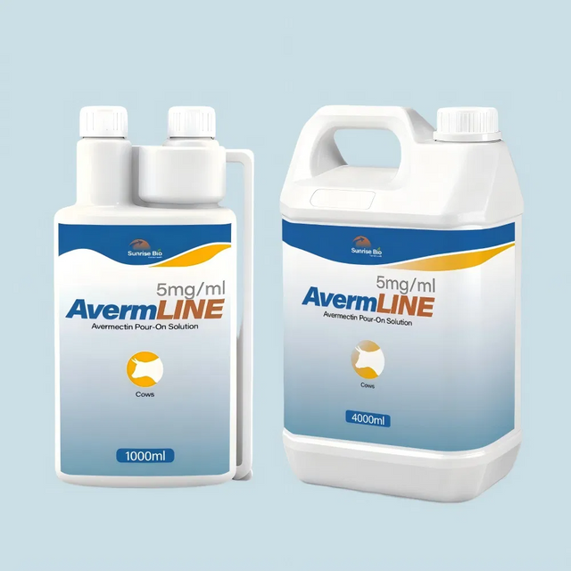 Avermectin Pour-on Solution: Cow Care in 1000ml and 4000ml Sizes
