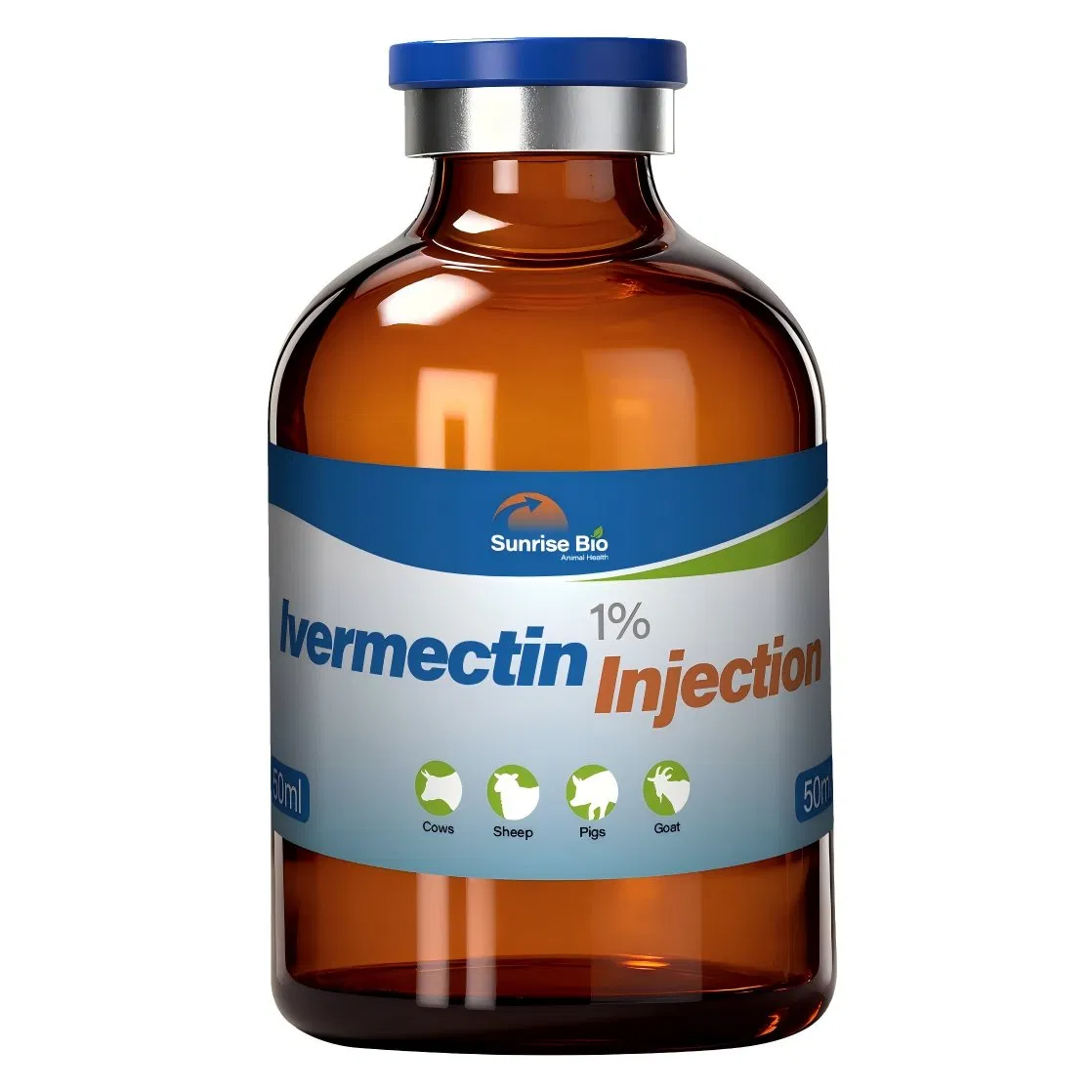 Ivermectin Injection 1% Broad Spectrum Antiparasitic for Cattle Sheep Pigs and Goats